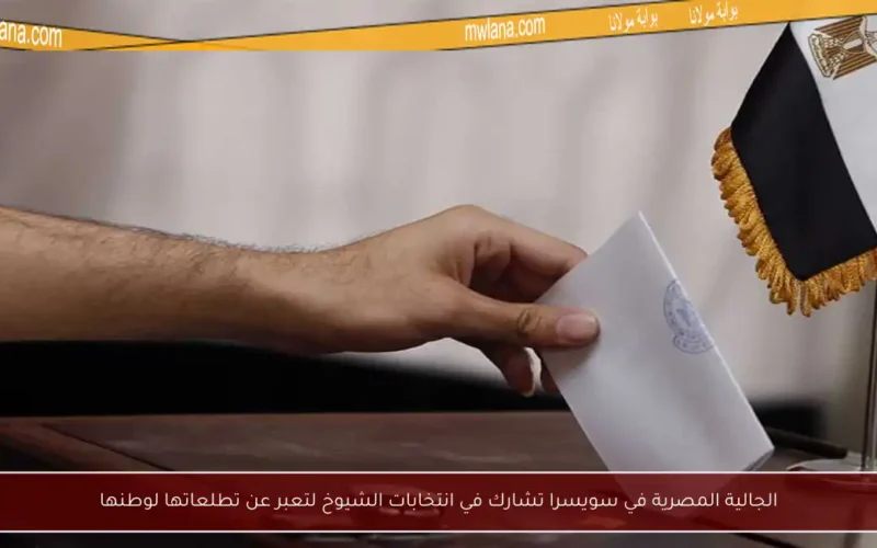 الجالية المصرية في سويسرا تشارك في انتخابات الشيوخ لتعبر عن تطلعاتها لوطنها