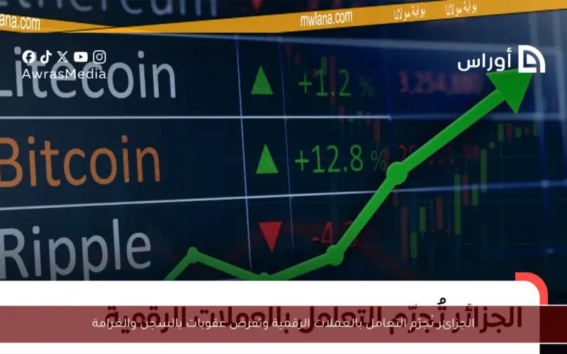الجزائر تُجرّم التعامل بالعملات الرقمية وتفرض عقوبات بالسجن والغرامة