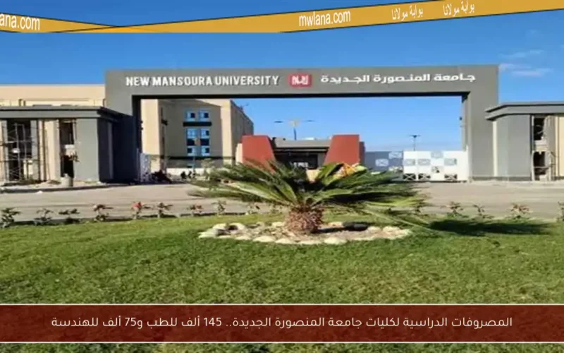 المصروفات الدراسية لكليات جامعة المنصورة الجديدة.. 145 ألف للطب و75 ألف للهندسة