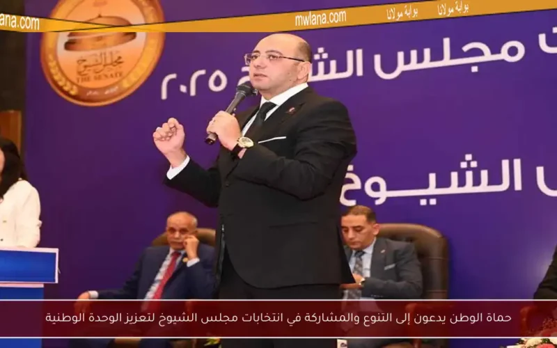حماة الوطن يدعون إلى التنوع والمشاركة في انتخابات مجلس الشيوخ لتعزيز الوحدة الوطنية