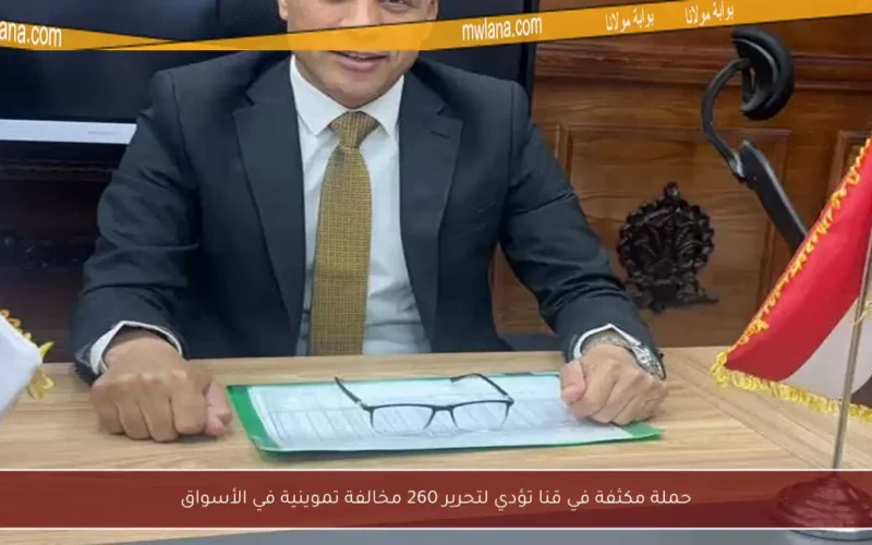 حملة مكثفة في قنا تؤدي لتحرير 260 مخالفة تموينية في الأسواق