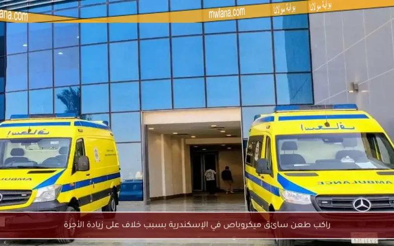 راكب طعن سائق ميكروباص في الإسكندرية بسبب خلاف على زيادة الأجرة