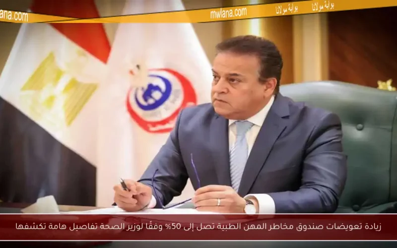 زيادة تعويضات صندوق مخاطر المهن الطبية تصل إلى 50% وفقًا لوزير الصحة تفاصيل هامة تكشفها