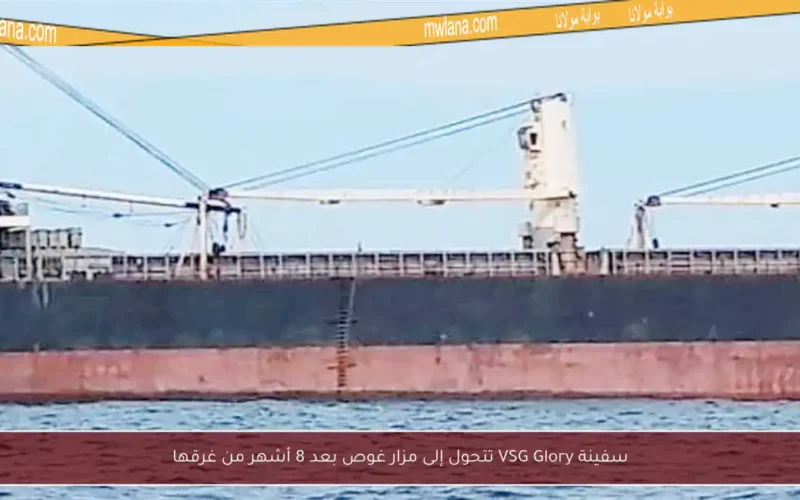 سفينة VSG Glory تتحول إلى مزار غوص بعد 8 أشهر من غرقها