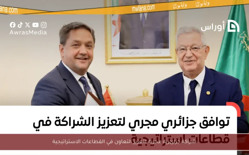 شراكة جزائرية مجرية لتعزيز التعاون في القطاعات الاستراتيجية