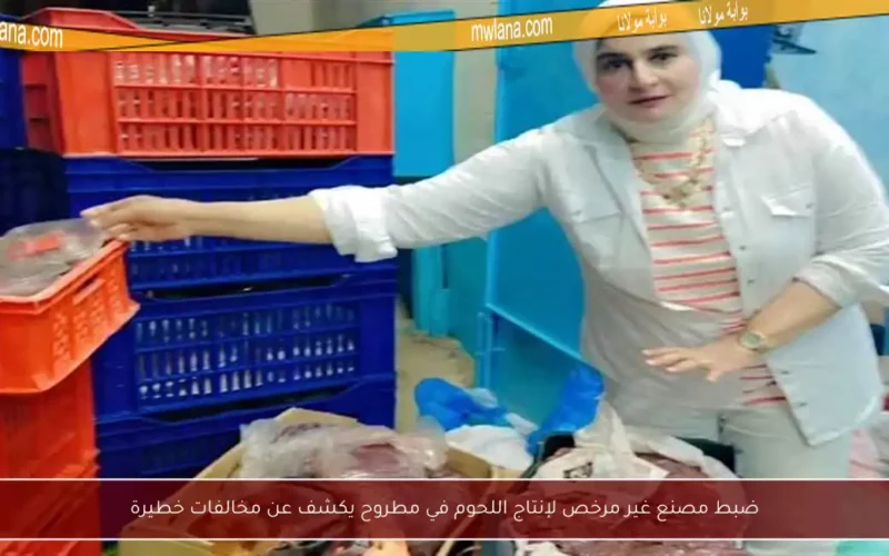 ضبط مصنع غير مرخص لإنتاج اللحوم في مطروح يكشف عن مخالفات خطيرة