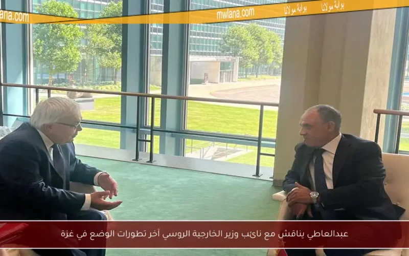 عبدالعاطي يناقش مع نائب وزير الخارجية الروسي آخر تطورات الوضع في غزة