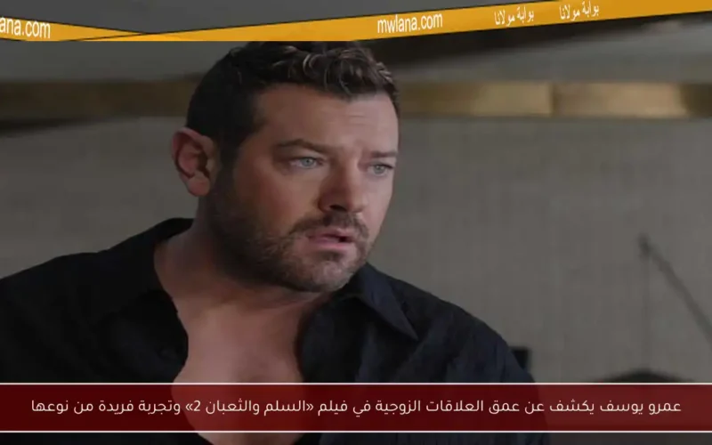 عمرو يوسف يكشف عن عمق العلاقات الزوجية في فيلم «السلم والثعبان 2» وتجربة فريدة من نوعها