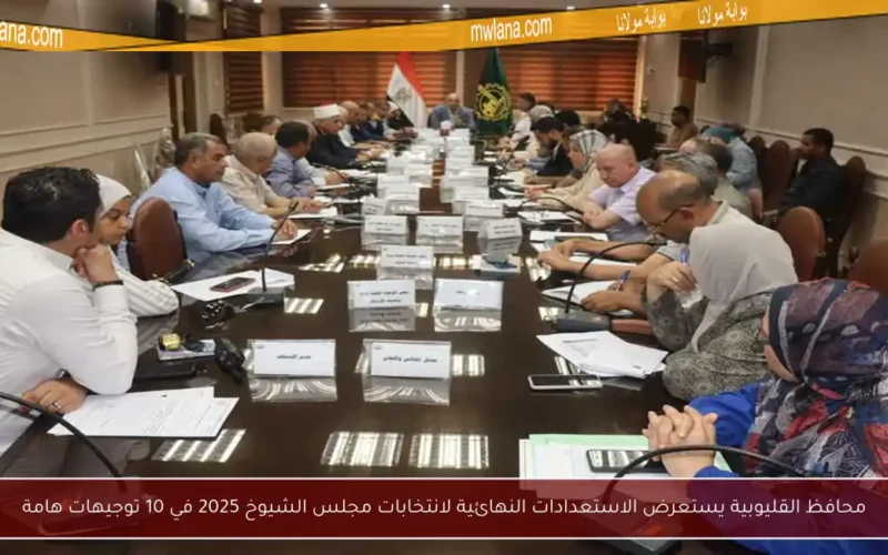 محافظ القليوبية يستعرض الاستعدادات النهائية لانتخابات مجلس الشيوخ 2025 في 10 توجيهات هامة