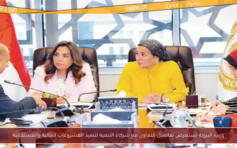 وزيرة البيئة تستعرض تفاصيل التعاون مع شركاء التنمية لتنفيذ المشروعات الحالية والمستقبلية