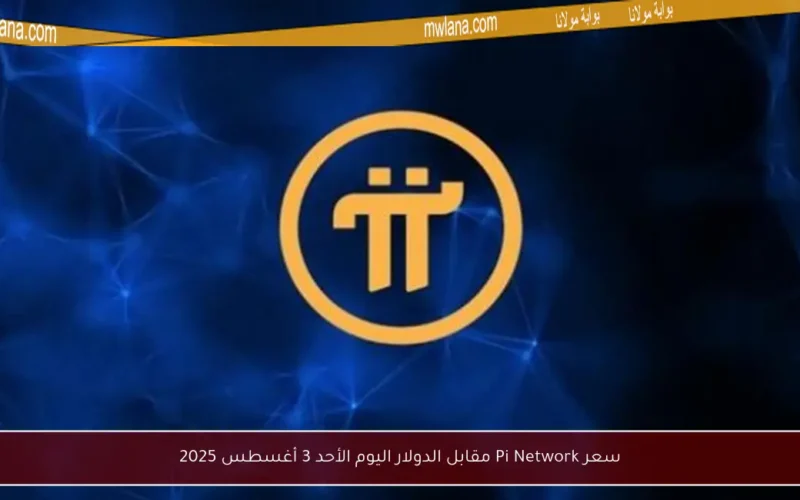 سعر Pi Network مقابل الدولار اليوم الأحد 3 أغسطس 2025