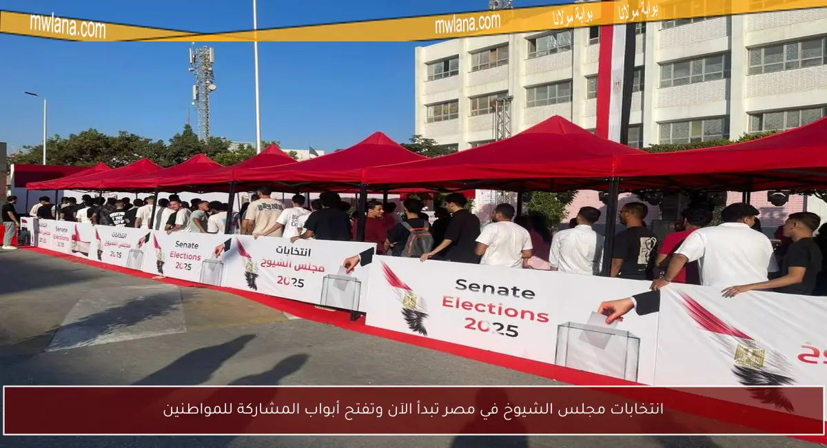انتخابات مجلس الشيوخ في مصر تبدأ الآن وتفتح أبواب المشاركة للمواطنين