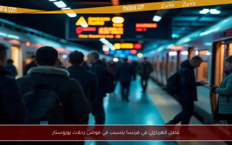 عطل كهربائي في فرنسا يتسبب في فوضى رحلات يوروستار