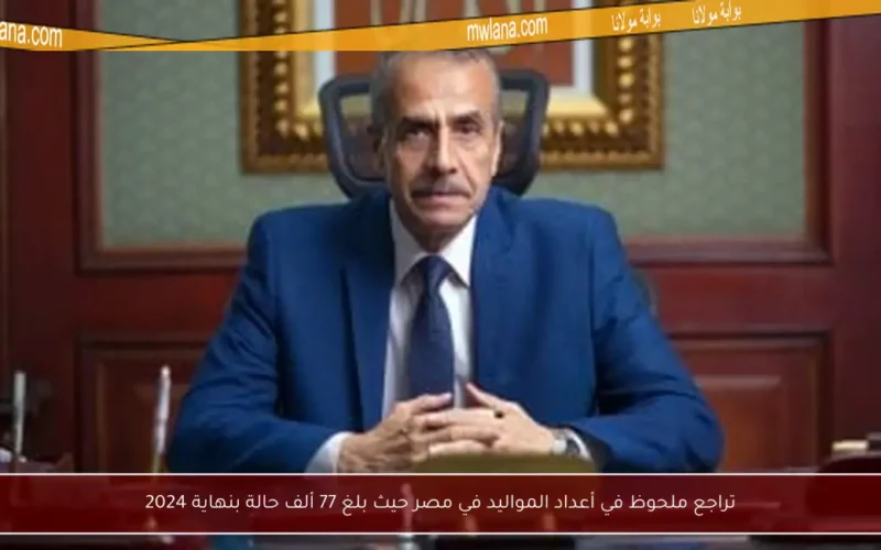 تراجع ملحوظ في أعداد المواليد في مصر حيث بلغ 77 ألف حالة بنهاية 2024