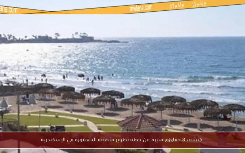 اكتشف 8 حقائق مثيرة عن خطة تطوير منطقة المعمورة في الإسكندرية