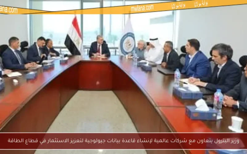 وزير البترول يتعاون مع شركات عالمية لإنشاء قاعدة بيانات جيولوجية لتعزيز الاستثمار في قطاع الطاقة