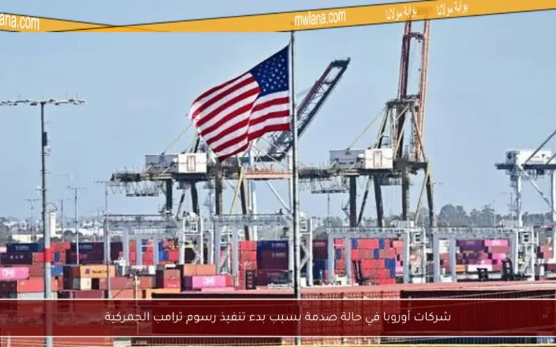 شركات أوروبا في حالة صدمة بسبب بدء تنفيذ رسوم ترامب الجمركية