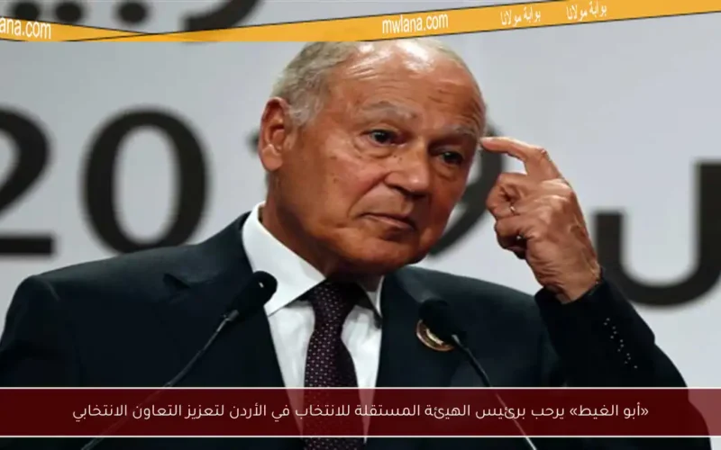«أبو الغيط» يرحب برئيس الهيئة المستقلة للانتخاب في الأردن لتعزيز التعاون الانتخابي