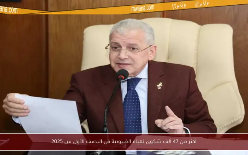 أكثر من 47 ألف شكوى لمياه القليوبية في النصف الأول من 2025