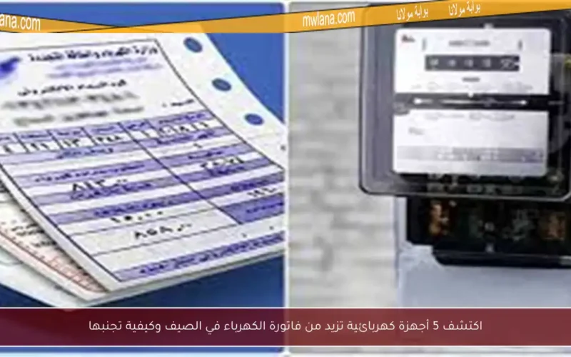 اكتشف 5 أجهزة كهربائية تزيد من فاتورة الكهرباء في الصيف وكيفية تجنبها