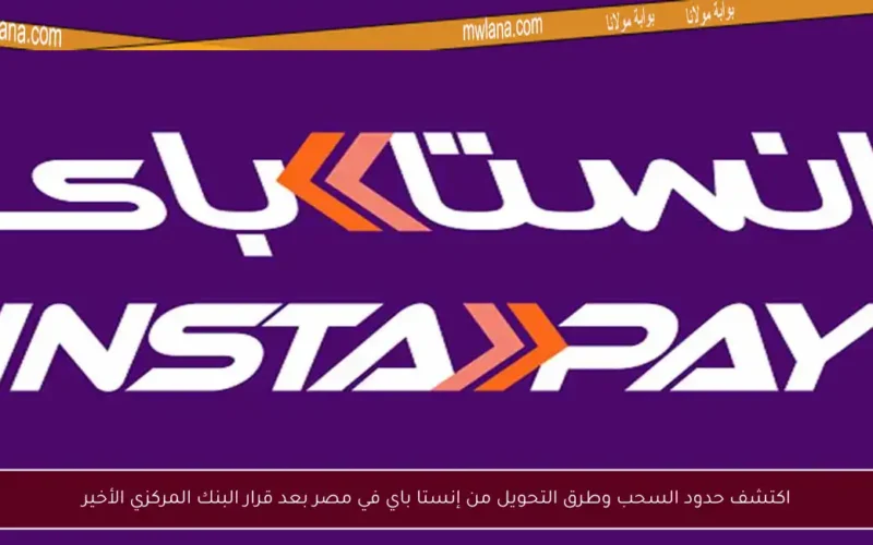 اكتشف حدود السحب وطرق التحويل من إنستا باي في مصر بعد قرار البنك المركزي الأخير