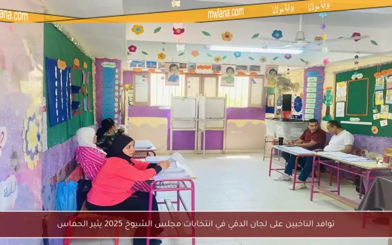 توافد الناخبين على لجان الدقي في انتخابات مجلس الشيوخ 2025 يثير الحماس