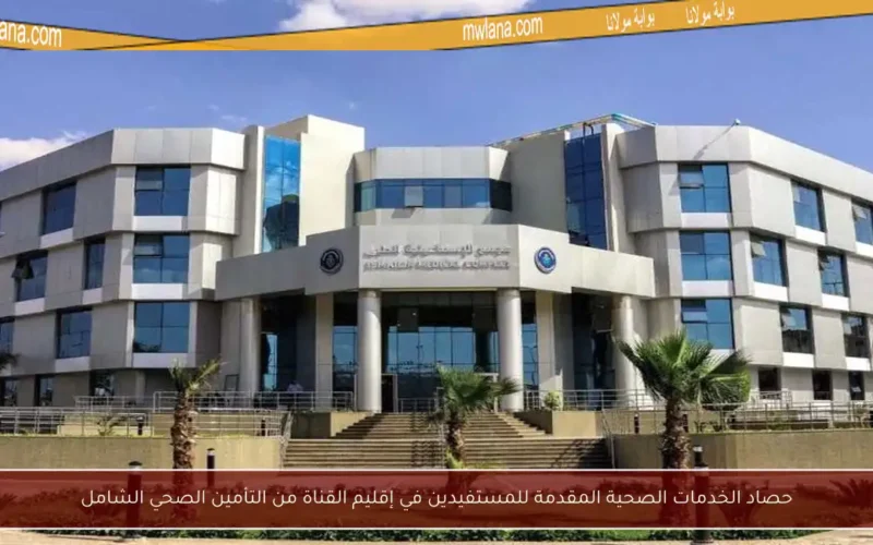 حصاد الخدمات الصحية المقدمة للمستفيدين في إقليم القناة من التأمين الصحي الشامل