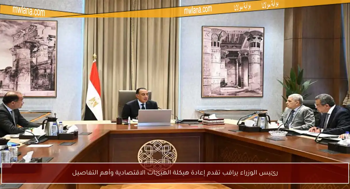 رئيس الوزراء يراقب تقدم إعادة هيكلة الهيئات الاقتصادية وأهم التفاصيل