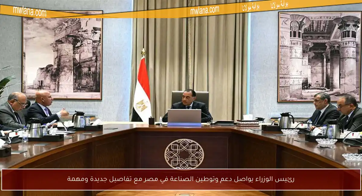 رئيس الوزراء يواصل دعم وتوطين الصناعة في مصر مع تفاصيل جديدة ومهمة