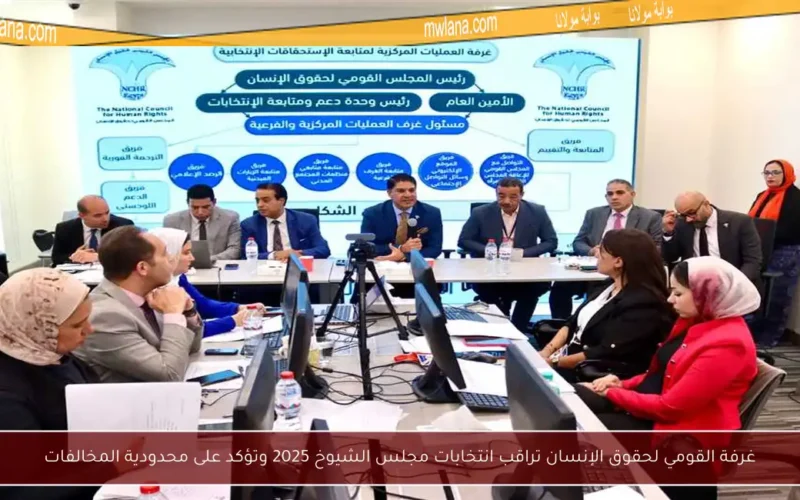 غرفة القومي لحقوق الإنسان تراقب انتخابات مجلس الشيوخ 2025 وتؤكد على محدودية المخالفات
