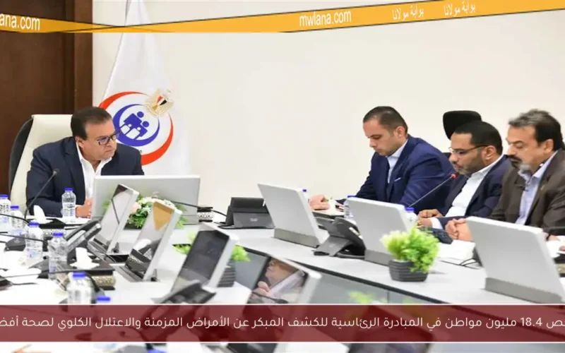 فحص 18.4 مليون مواطن في المبادرة الرئاسية للكشف المبكر عن الأمراض المزمنة والاعتلال الكلوي لصحة أفضل