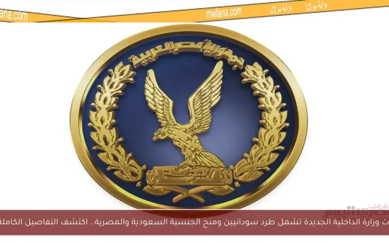قرارات وزارة الداخلية الجديدة تشمل طرد سودانيين ومنح الجنسية السعودية والمصرية.. اكتشف التفاصيل الكاملة هنا
