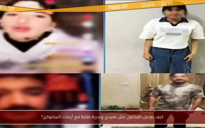 كيف تفاعل الفنانون مثل هنيدي وبدرية طلبة مع أزمات التيكتوكرز؟