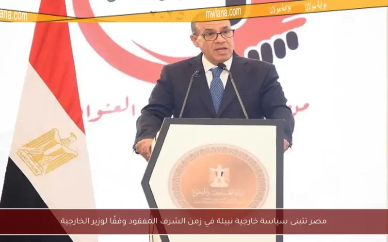 مصر تتبنى سياسة خارجية نبيلة في زمن الشرف المفقود وفقًا لوزير الخارجية