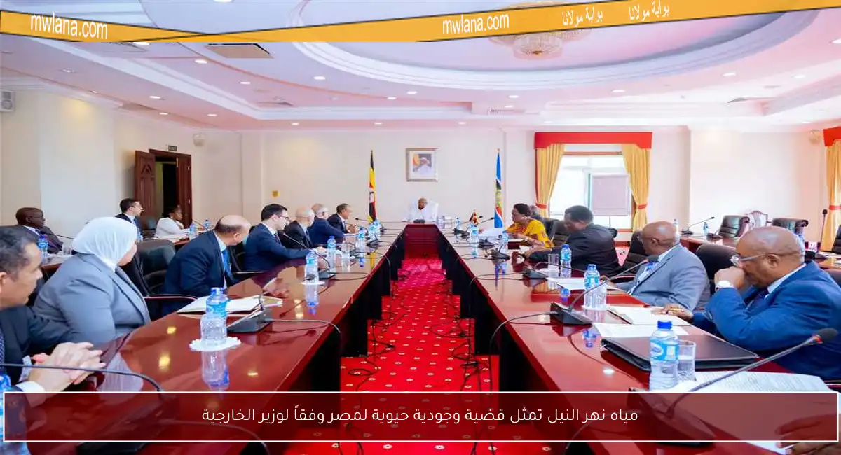 مياه نهر النيل تمثل قضية وجودية حيوية لمصر وفقاً لوزير الخارجية