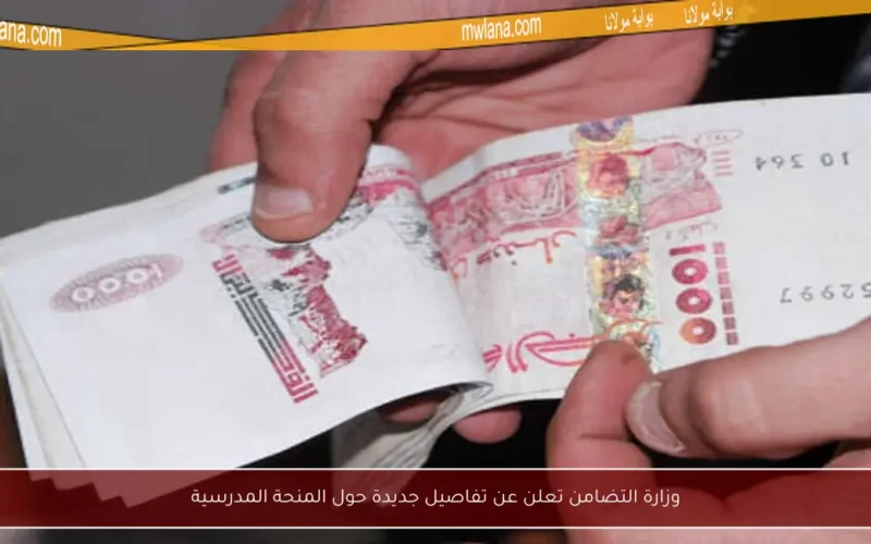 وزارة التضامن تعلن عن تفاصيل جديدة حول المنحة المدرسية